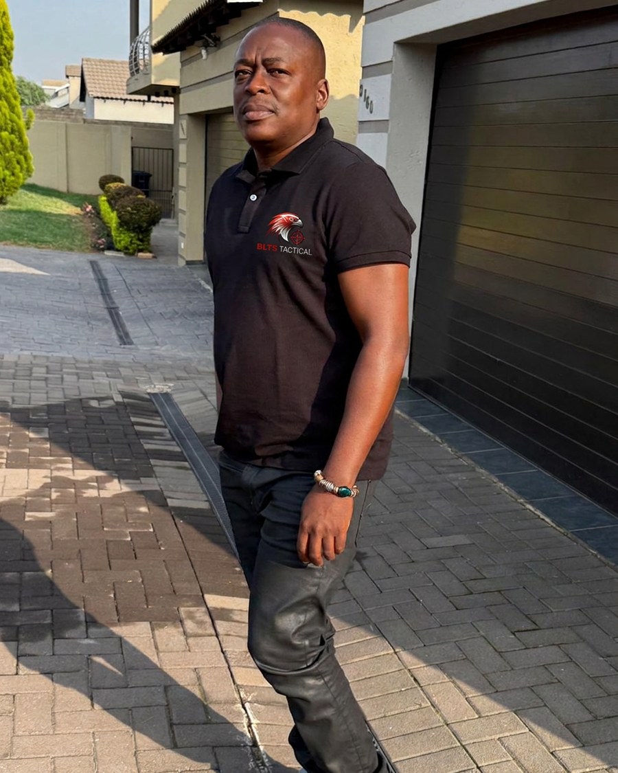 BLTS Tactical officer arriving on site in branded uniform